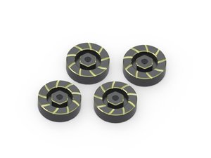 HPI Racing 7mm Hex Hub Weight Set (Brass / 4pcs), for Venture18