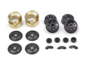 HPI CS-8 Steel Beadlock Wheel 1.2in (Black / 4pcs), for Venture18   (HPI161162)