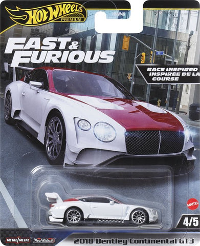 Hot Wheels Premium Fast & Furious 2018 BENTLEY CONTINENTAL GT3   (HVR63)