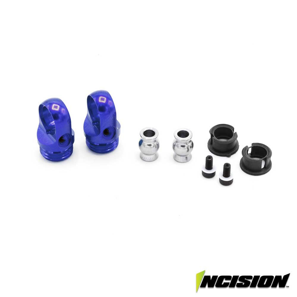 Vanquish Incision S8E Machined Aluminum Shock Cap (Blue)   (IRC00516)