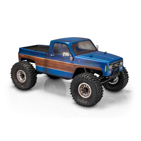 JConcepts Tucked 1978 Chevy K10 Rock Crawler "Pre-Trimmed" Body (Clear) (12.3")   (JCO0465)