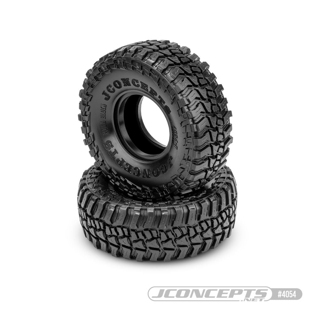 JConcepts Rock Block green com Class 2, 1.9"scaler tire 4.75"OD   (JCO4054-02)