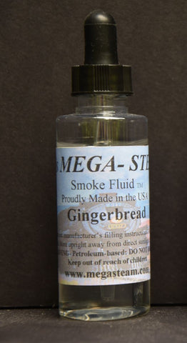 JT''s Mega Steam  Gingerbread Smoke Fluid - 2 oz.  (JTM118)