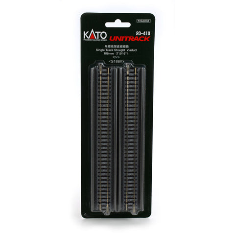 Kato N 186mm 7-5/16" Straight Viaduct (2)   (KAT20410)