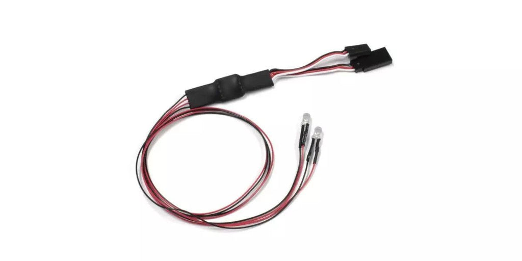 Kyosho LED Light Unit (5mm/2 Bulbs/L=400/Clear)   (KYO97054-2C)