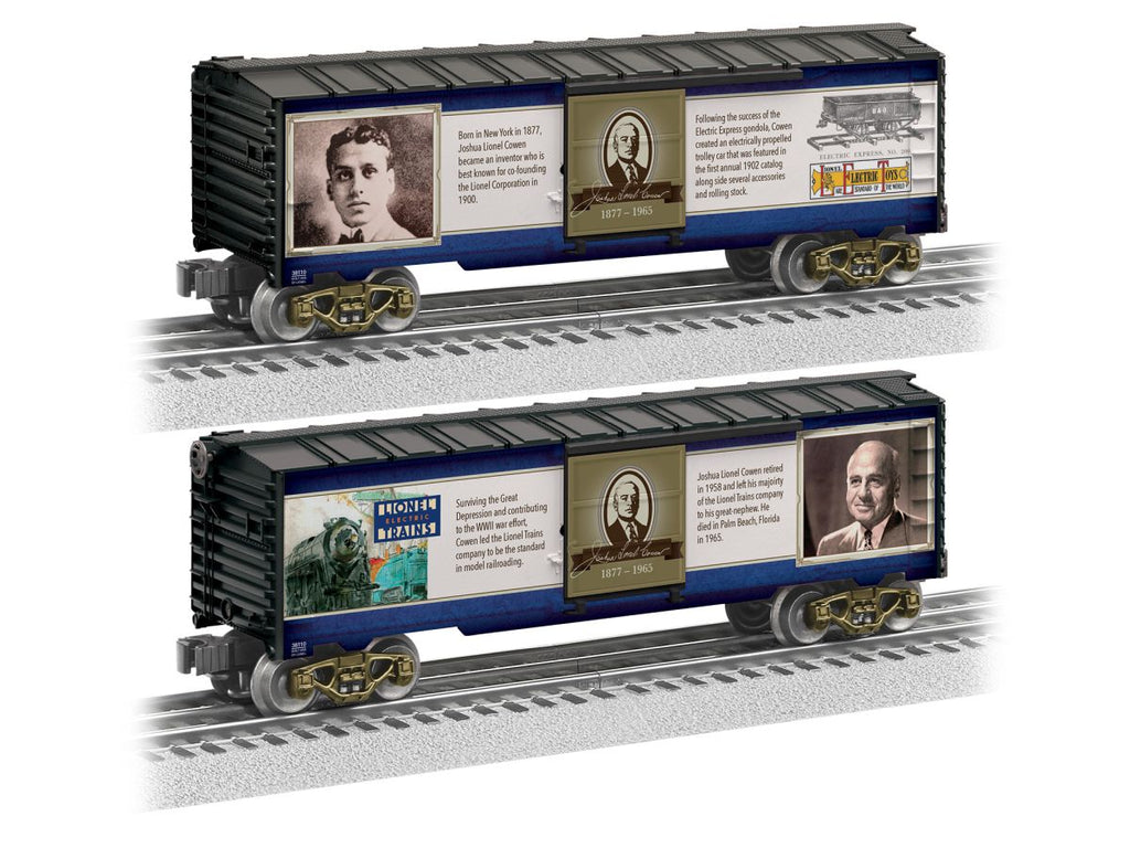 Lionel O RTR Lionel 125 Joshua Lionel Cowen Notable American Boxcar   (LNL2538110)