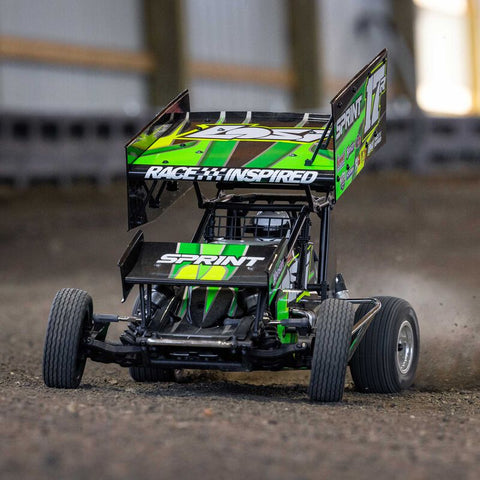 Losi 22S 1/10 Brushless 2WD RTR Sprint Car (Green)   (LOS-1387T2)