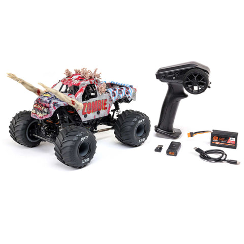 Losi 1/18 Mini LMT 4X4 Brushed RTR Monster Truck (Zombie)  (LOS01026T4)