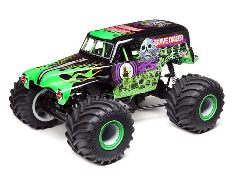 Losi LMT  Grave Digger RTR 1/10 4WD Solid Axle Monster Truck w/DX3 2.4GHz Radio  (LOS04021T)