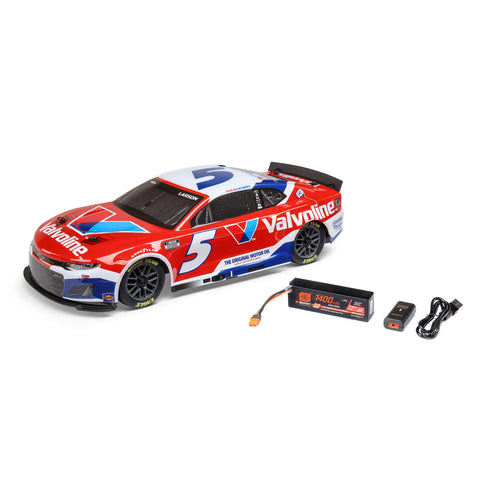 1/12 NASCAR RC Racecar Kyle Larson No. 5 Valvoline 2025 Chevrolet Camaro ZL1 2S AWD RTR Brushed On-Road (Battery & Charger Included)