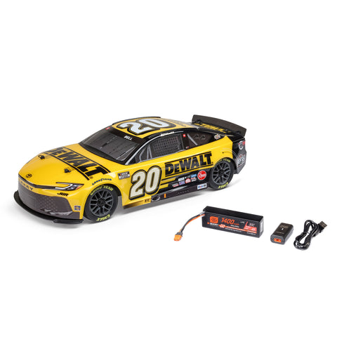 1/12 NASCAR RC Racecar Christopher Bell No. 20 DeWalt 2025 Toyota Camry 2S AWD RTR Brushed On-Road (Battery & Charger Included)
