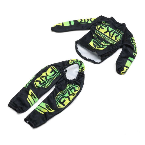 Losi Rider Jersey Set FXR Black Podium Gladiator: PM-SM   (LOS-2296)