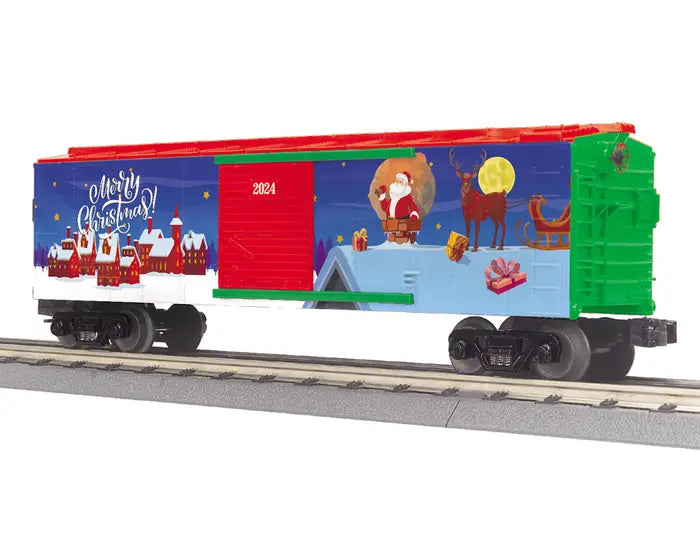 MTHO Box Car - Christmas (Santa) Car No. 2024   (MTH3071192)