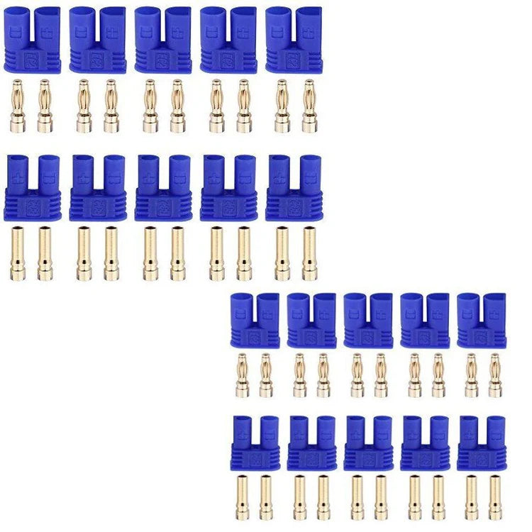 Power Hobby EC2 Male / Female Plugs (20)   (PHB5073)