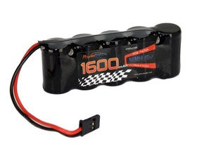 6V 1600mAh NiMH Flat Battery Pack w/ Hitec Connector   (PHBPH4001)