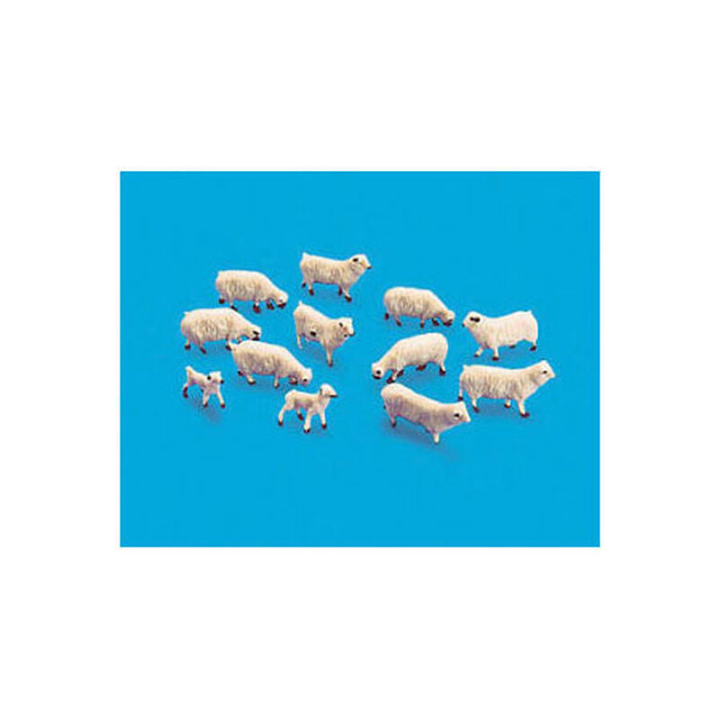 Peco HO Sheep & Lambs (12)   (PPC5110)