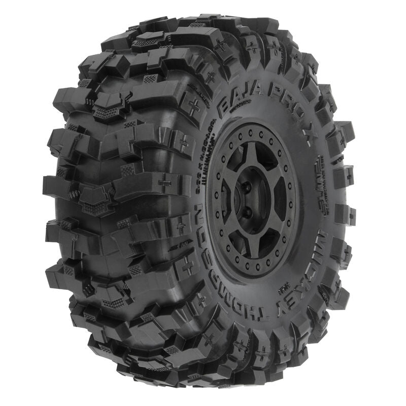 Pro-Line 1/10 Mickey Thompson Baja Pro X G8 F/R 1.9" MTD 12mm Blk Holcomb (2)   (PRO1021310)