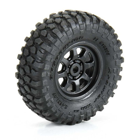 Pro-Line 1/30 BFG Krawler T/A KX Front/Rear Mounted Black Icon Nuevo (4) for Axial SCX30   (PRO1030610)