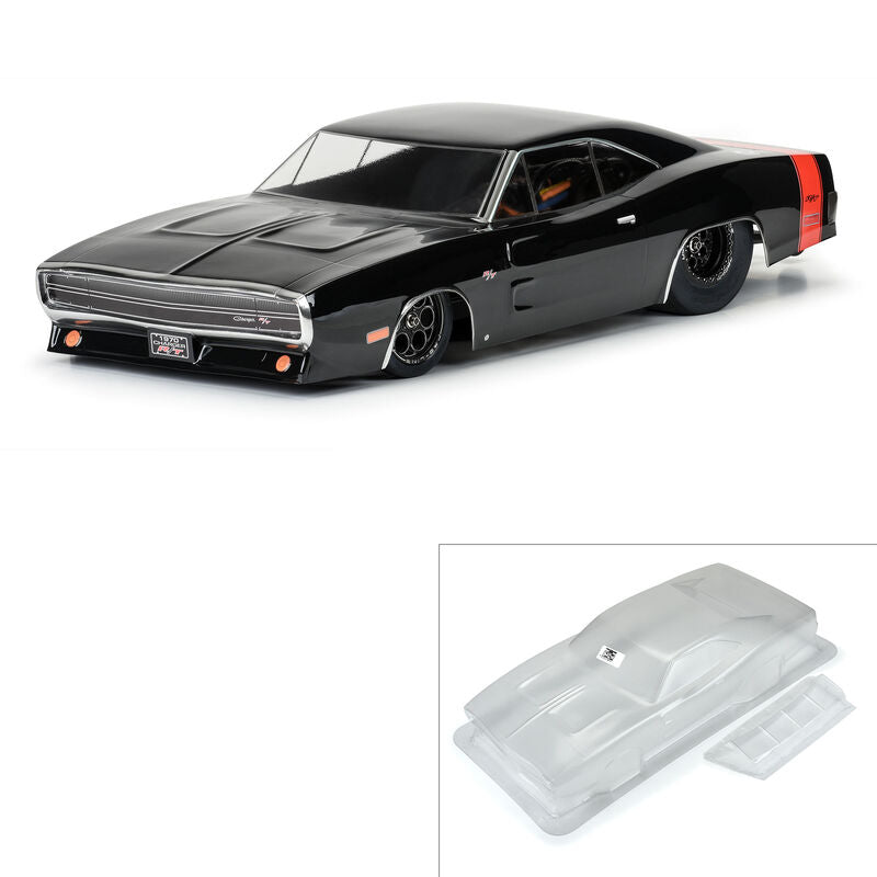 Pro-Line 1/10 1970 Dodge Charger Clear Body: Drag Car  (PRO359900)