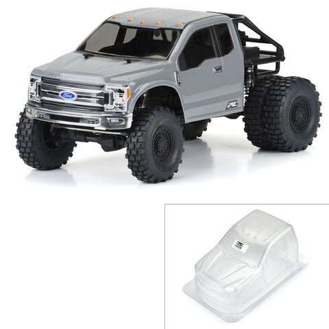 Pro-Line 1/10 2017 Ford F-250 Super Duty Cab-Only Clear Body 12.3" WB Crawler  (PRO361900)