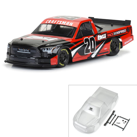 Pro-Line 1/12 Pre-Cut 2024 Toyota Tundra Truck Clear Body: Losi NASCAR    (PRO365500)