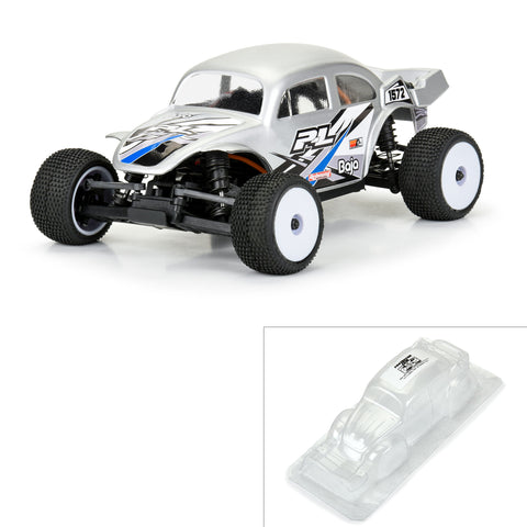 Losi 1/28 VW Baja Bug Clear Body: Micro-T   (PRO370300)