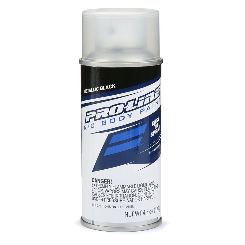 Pro-Line RC Body Spray Paint - Metallic Black   (PRO643702)