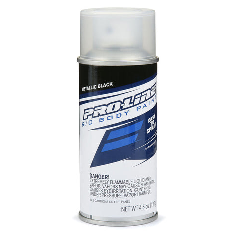 Pro-Line RC Body Spray Paint - Metallic Black   (PRO643702)
