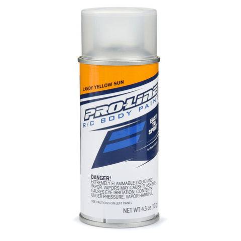 Pro-Line RC Body Spray Paint - Candy Yellow Sun     (PRO644002)