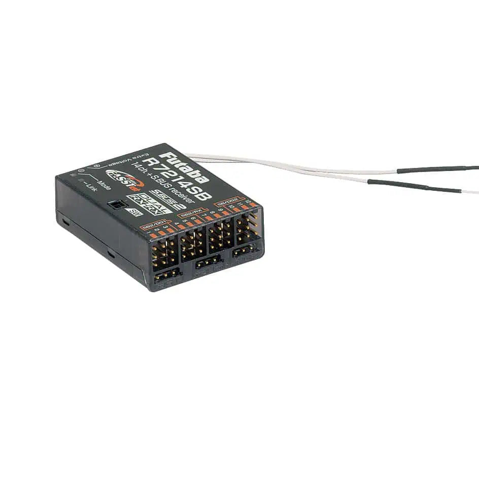 R7214SB– FASSTest Bi-Directional Communication System S.Bus/S.Bus2 Port and 14 Channels for Conventional System Receiver