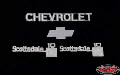 RC4WD Chevrolet K10 Metal Emblem Set   (RC4ZS0861)