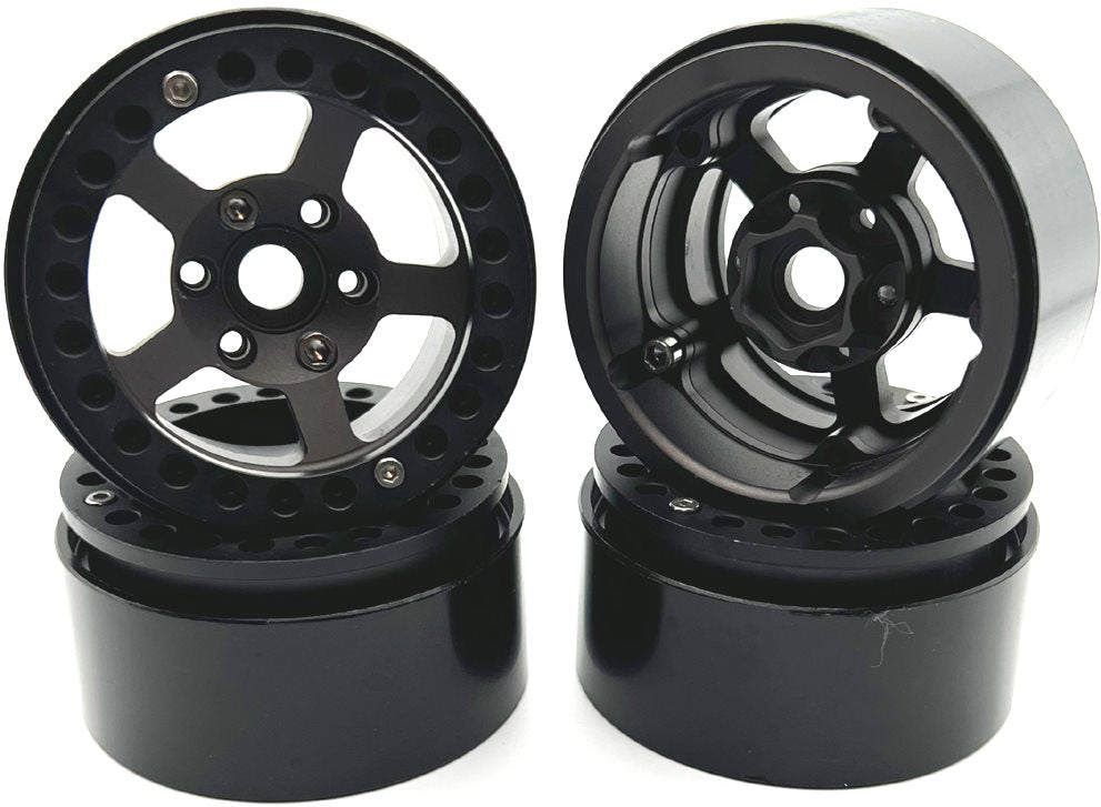Racers Edge 1.9 Aluminum Beadlock Rims    (RCE3465)