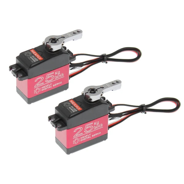 HEXFLY 25kg Metal Gear Servos (Waterproof)(2pcs)