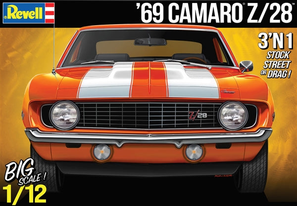 Revell 1969 Camaro Z28 (3 'n 1) (1/12)   (RMX-2812)