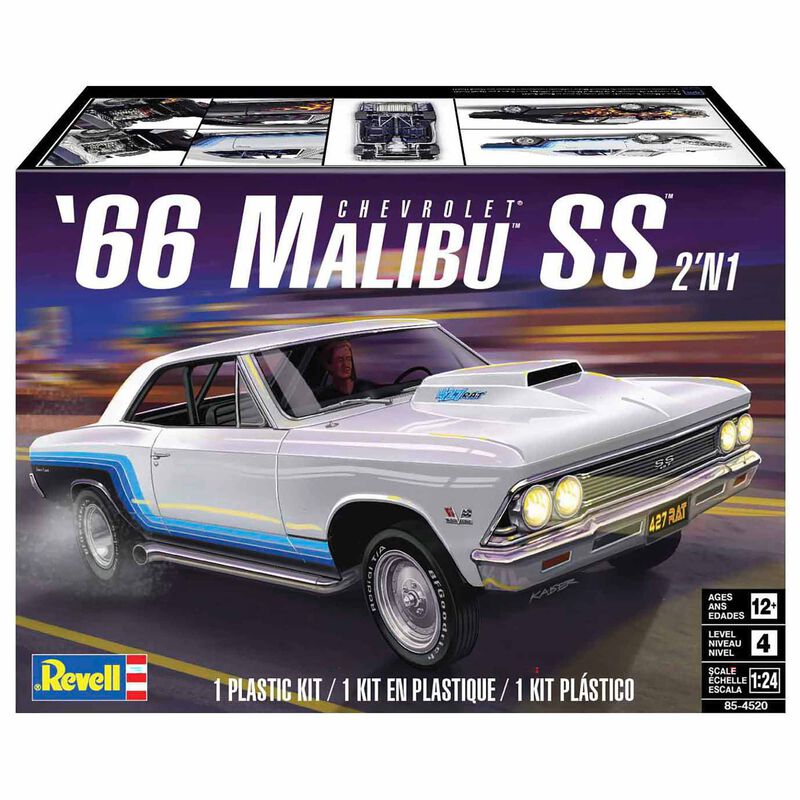 Revell 1966 Chevy Malibu SS (2 in 1)   (RMX854520)