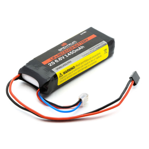 Spektrum RC LiFe Receiver Battery Pack (6.6V/1450mAh)  (SPMB1450LFRX)