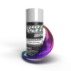 Spaz Stix Color Change Aerosol Paint, Orange/Purple/Teal, 3.5oz Can (SZX05209)