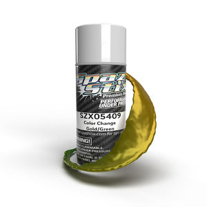 Spaz Stix Color Change Aerosol Paint, Gold/Green, 3.5oz Can (SZX05409)
