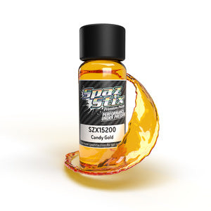 Spaz Stix Candy Gold Airbrush Ready Paint, 2oz Bottle (SZX15200)