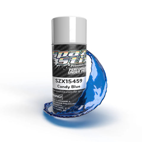 Spaz Stix - CANDY BLUE AEROSOL PAINT, 3.5OZ CAN   (SZX15459)