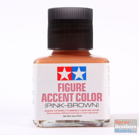 Tamiya Figure Accent Color - Pink-Brown   (TAM87201)