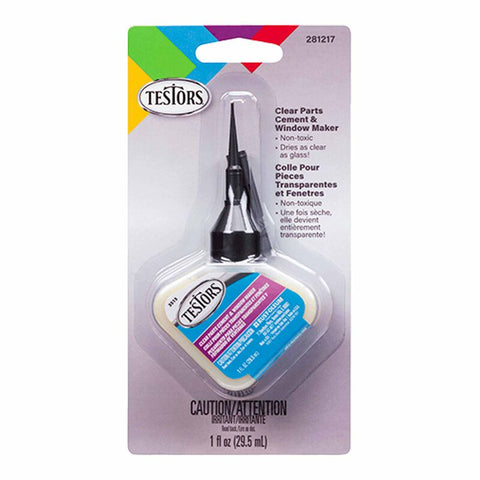 TEstors Clear Parts Cement and Window Maker, 1 oz   (TES281217)