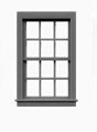 Tichy HO 6/6 DOUBLE HUNG WINDOW -   (TIC8028)