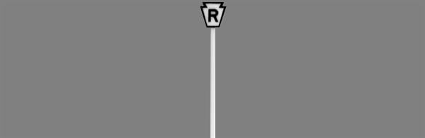 Tichy HO PRR KEYSTONE RING SIGN (18) (D)   (TIC8297)