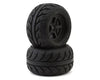 UpGrade RC Street Radial On-Road Tires w/5-Star Wheels (2) (17mm/14mm/12mm Hex)   (UPG-10001)