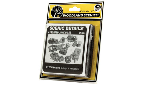 Woodland Scenics HO  Assorted Junk Piles  (WDS205)