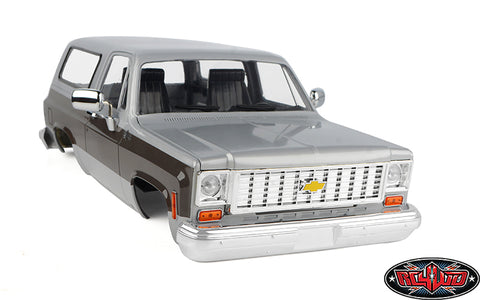 RC4WD Chevrolet Blazer Hard Body Complete Set (Silver/Warm Grey)  (RC4ZB0273)