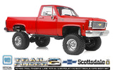 RC4WD Trail Finder 2 "LWB" RTR W/ Chevrolet K10 Scottsdale Hard Body Set (Black)   (RC4ZRTR0067)