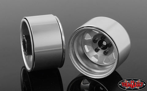 RC4WD 5 Lug Deep Dish Wagon 1.9" Steel stamped Beadlock Wheels ((4) (RC4ZW0244)