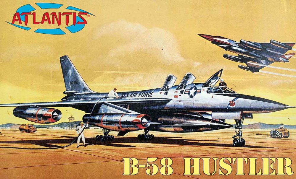 Atlantis 1/93 Convair B58 Hustler Jet (formerly Revell)  (AAN252)